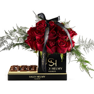 Admire Flowers With Chocolate-Sally Helmy - Egypt