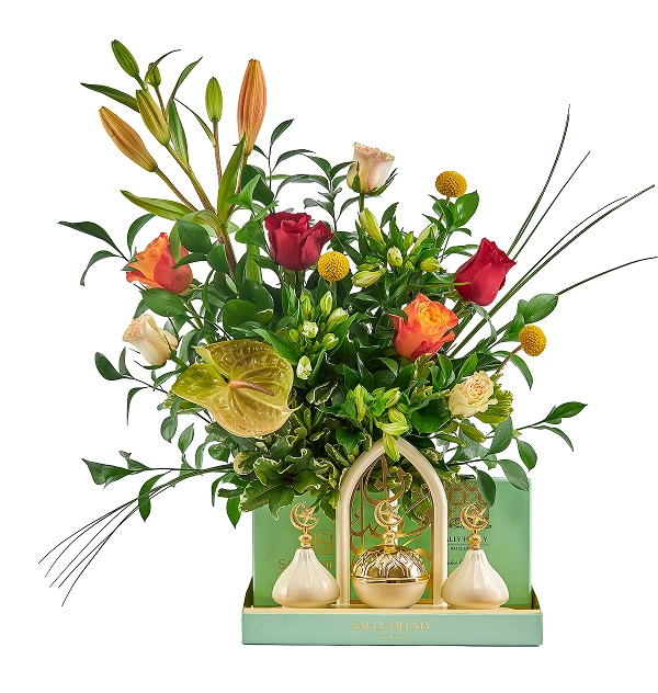 Premium Ramadan Gift: Dates and Petals with Chocolate Dates & Flowers-Sally Helmy - Egypt